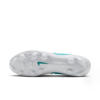 Nike Tiempo Academy Maestro (MG) Gras / Kunstgras Voetbalschoenen Wit Turquoise