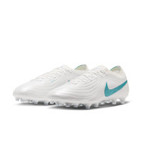 Nike Tiempo Maestro Elite Artificial Grass Football Boots (AG) White Turquoise