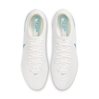 Nike Tiempo Maestro Elite Artificial Grass Football Boots (AG) White Turquoise