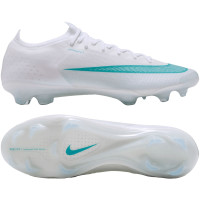 Nike Mercurial Vapor 17 Elite (FG) Gras Voetbalschoenen Wit Turquoise