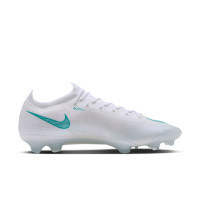 Nike Mercurial Vapor 17 Elite (FG) Gras Voetbalschoenen Wit Turquoise