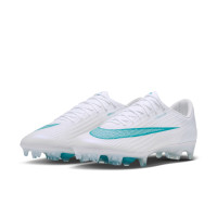 Nike Mercurial Vapor 17 Elite (FG) Gras Voetbalschoenen Wit Turquoise