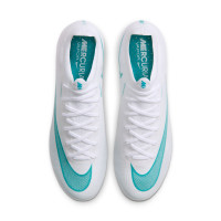 Nike Mercurial Vapor 17 Elite (FG) Gras Voetbalschoenen Wit Turquoise