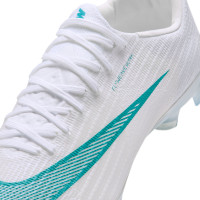 Nike Mercurial Vapor 17 Elite (FG) Gras Voetbalschoenen Wit Turquoise