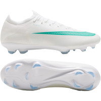Nike Mercurial Vapor 17 Pro (FG) Gras Voetbalschoenen Wit Turquoise