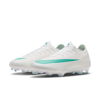 Nike Mercurial Vapor 17 Pro (FG) Gras Voetbalschoenen Wit Turquoise