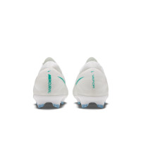 Nike Mercurial Vapor 17 Pro (FG) Gras Voetbalschoenen Wit Turquoise
