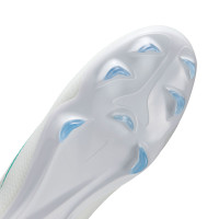 Nike Mercurial Vapor 17 Pro (FG) Gras Voetbalschoenen Wit Turquoise