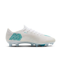 Nike Zoom Mercurial Superfly 11 Elite (AG) Artificial Grass Football Boots White Turquoise