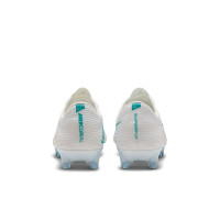 Nike Zoom Mercurial Superfly 11 Elite (AG) Artificial Grass Football Boots White Turquoise