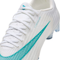 Nike Zoom Mercurial Superfly 11 Elite (AG) Artificial Grass Football Boots White Turquoise
