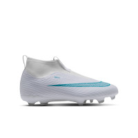 Nike Mercurial Superfly 11 Academy (MG) Gras / Kunstgras Voetbalschoenen Kids Wit Turquoise