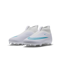 Nike Mercurial Superfly 11 Academy (MG) Gras / Kunstgras Voetbalschoenen Kids Wit Turquoise