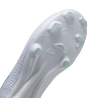 Nike Mercurial Superfly 11 Academy (MG) Gras / Kunstgras Voetbalschoenen Kids Wit Turquoise