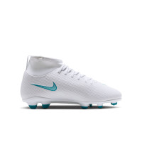 Nike Mercurial Superfly 11 Club (MG) Gras / Kunstgras Voetbalschoenen Kids Wit Turquoise