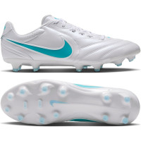 Nike Tiempo Ligera Pro (FG) Gras Football Boots White Turquoise