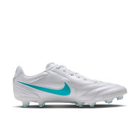 Nike Tiempo Ligera Pro (FG) Gras Football Boots White Turquoise