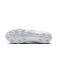 Nike Tiempo Ligera Pro (FG) Gras Football Boots White Turquoise