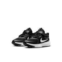 Nike Star Runner 5 Toddlers Running Shoes Black White White