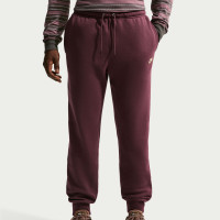 Nike Club Fleece Trainingspak Hooded Bordeauxrood Goud