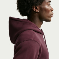 Nike Club Fleece Trainingspak Hooded Bordeauxrood Goud