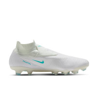 Nike Phantom 6 High Pro (FG) Gras Voetbalschoenen Wit Turquoise