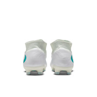 Nike Phantom 6 High Pro (FG) Gras Voetbalschoenen Wit Turquoise