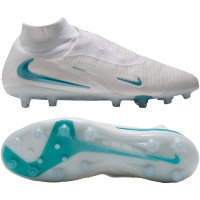 Nike Phantom 6 High Elite (AG) Kunstgras Voetbalschoenen Wit Turquoise