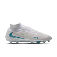 Nike Phantom 6 High Elite (AG) Kunstgras Voetbalschoenen Wit Turquoise