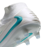 Nike Phantom 6 High Elite (AG) Kunstgras Voetbalschoenen Wit Turquoise