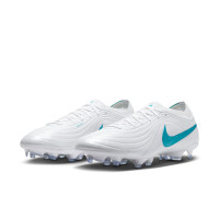 Nike Tiempo Maestro Elite (FG) Gras Voetbalschoenen Wit Turquoise