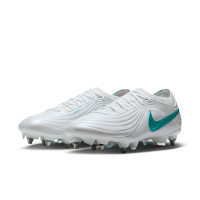 Nike Tiempo Maestro Elite (SG) IJzeren-Nop Voetbalschoenen Wit Turquoise