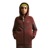 Nike Tech Fleece Vest Kids Burgundy Black