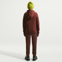 Nike Tech Fleece Vest Kids Burgundy Black