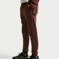 Nike Tech Fleece Sweat Pants Kids Burgundy Black