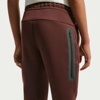 Nike Tech Fleece Tracksuit Kids Burgundy Black
