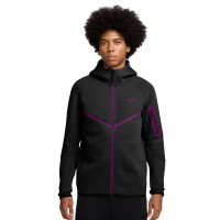 Nike Tech Fleece Tracksuit Black Purple