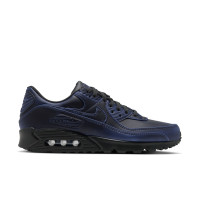 Nike Sneakers Air Max 90 Premium Black Dark Smoke Grey University Blue