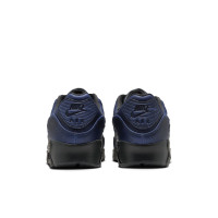 Nike Sneakers Air Max 90 Premium Black Dark Smoke Grey University Blue