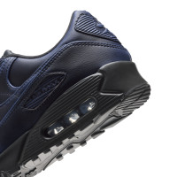 Nike Sneakers Air Max 90 Premium Black Dark Smoke Grey University Blue