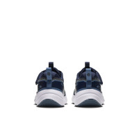 Nike Cosmic Runner Toddlers Running Shoes Dark Blue Light Blue White