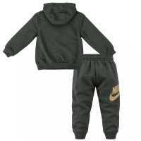 Nike Club Fleece Toddler/Toddler Tracksuit Dark Green Gold