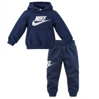 Nike Club Fleece Tracksuit Toddlers Dark Blue White