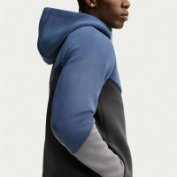 Nike Tech Fleece Tracksuit Steel Blue Dark Grey Light Grey Black
