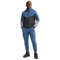 Nike Tech Fleece Tracksuit Steel Blue Dark Grey Light Grey Black