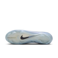 Nike Mercurial Vapor 17 Elite (FG) Gras Voetbalschoenen Lichtblauw Oranje Zilvergrijs