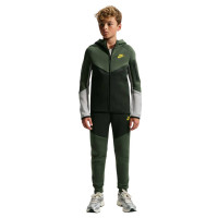 Nike Tech Fleece Vest Kids Camogroen Zwart Grijs Lichtoranje