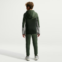 Nike Tech Fleece Vest Kids Camogroen Zwart Grijs Lichtoranje