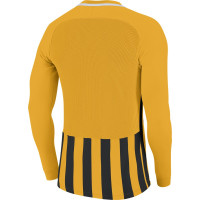 Nike Stripe Division III Long Sleeve Football Shirt Yellow Black