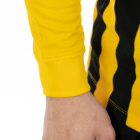 Nike Stripe Division III Long Sleeve Football Shirt Yellow Black